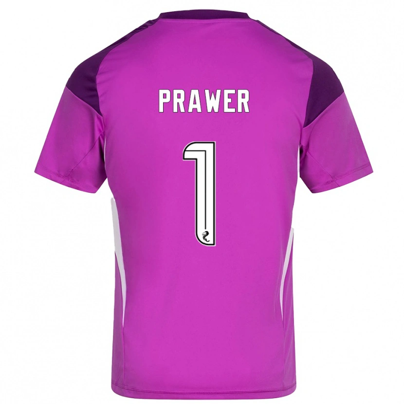 Danxen Dzieci Anna Prawer #1 Magenta Fioletowa Koszulka Bramkarska 2025/26