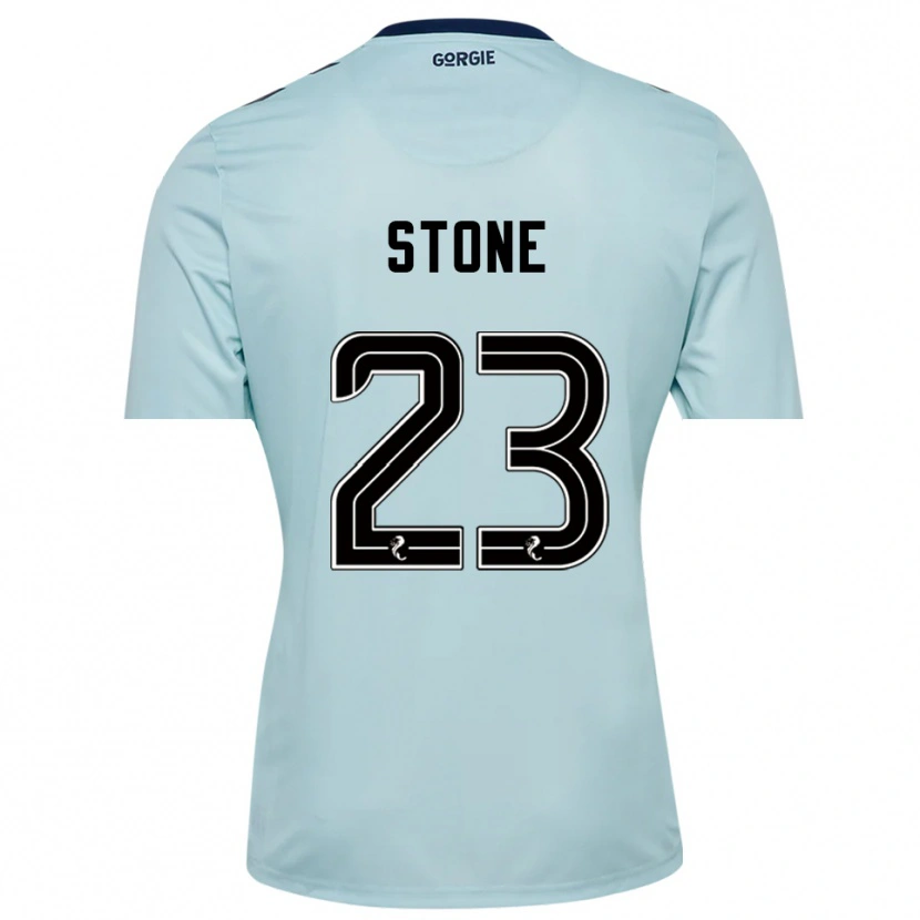 Danxen Dzieci Harry Stone #23 Czarny Jasny Błękit Koszulka Bramkarska 2025/26