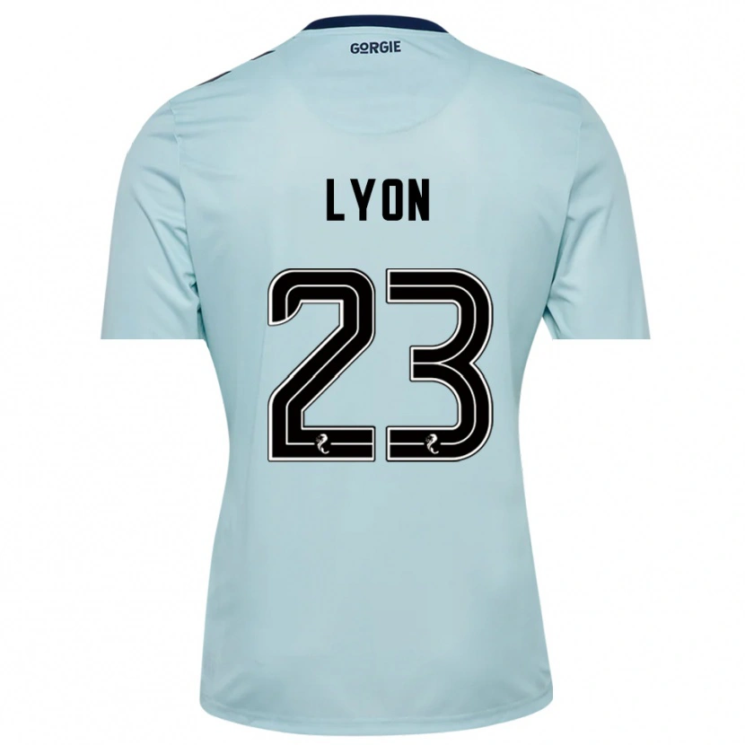 Danxen Dzieci Jack Lyon #23 Czarny Jasny Błękit Koszulka Bramkarska 2025/26