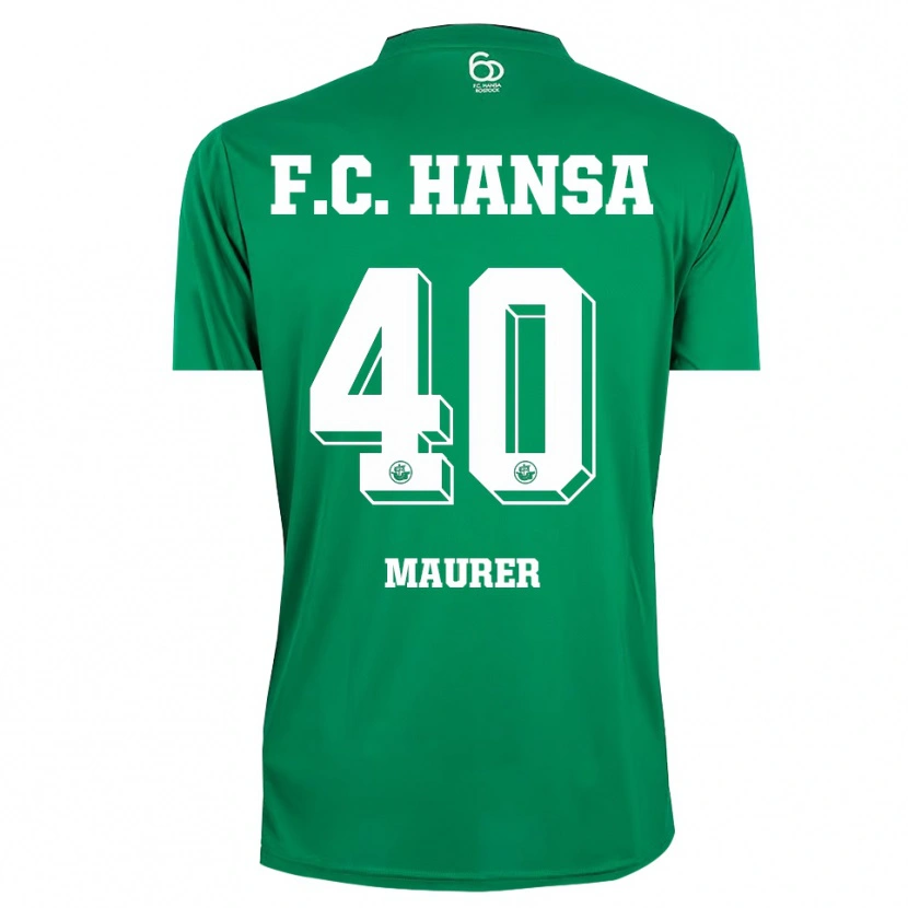 Danxen Dzieci Erik Maurer #40 Zielony Pomarańczowy Różowy Koszulka Bramkarska 2025/26