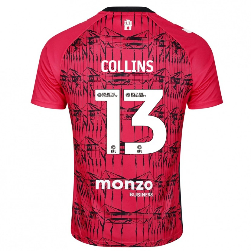 Danxen Dzieci Ben Wilson #13 Biało-Czerwony Koszulka Bramkarska 2025/26