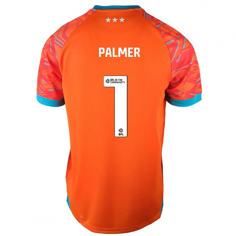 Danxen Dzieci Alex Palmer #1 Biało-Pomarańczowy Koszulka Bramkarska 2025/26