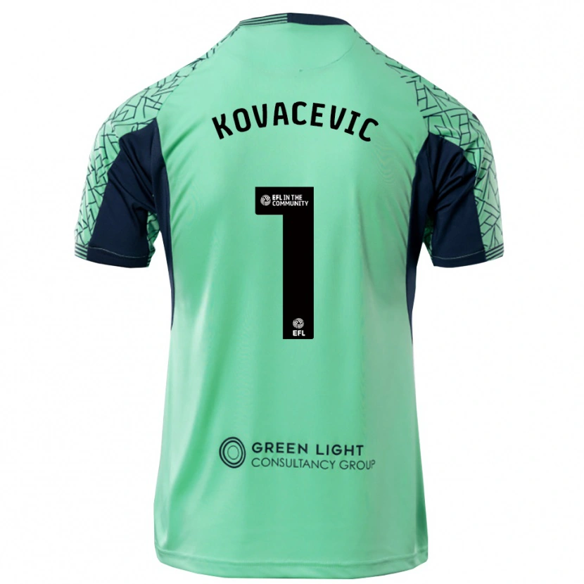 Danxen Dzieci Vladan Kovačević #1 Czarno-Niebieski Wodny Koszulka Bramkarska 2025/26