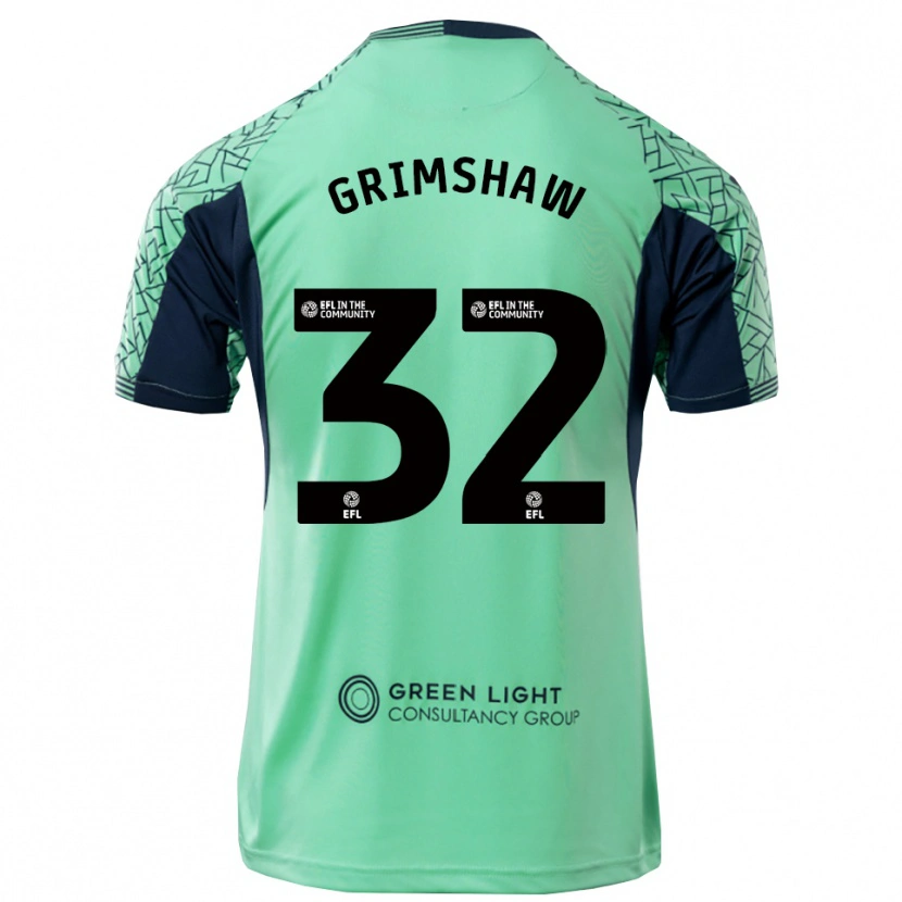 Danxen Dzieci Daniel Grimshaw #32 Czarno-Niebieski Wodny Koszulka Bramkarska 2025/26