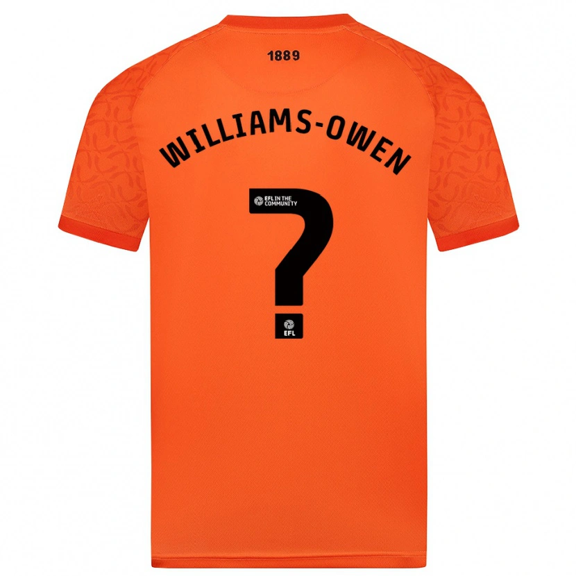 Danxen Dzieci Brooke Williams-Owen #0 Czarno-Pomarańczowy Koszulka Bramkarska 2025/26