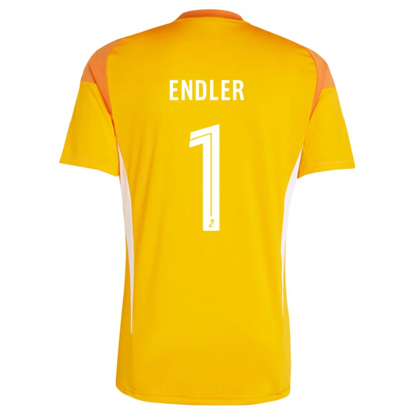 Danxen Dzieci Christiane Endler #1 Czerwono-Pomarańczowy Koszulka Bramkarska 2025/26