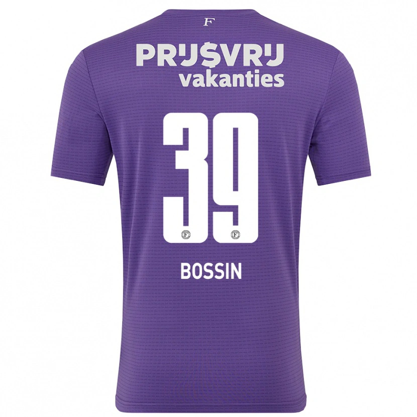 Danxen Dzieci Liam Bossin #39 Fioletowy Biały Koszulka Bramkarska 2025/26