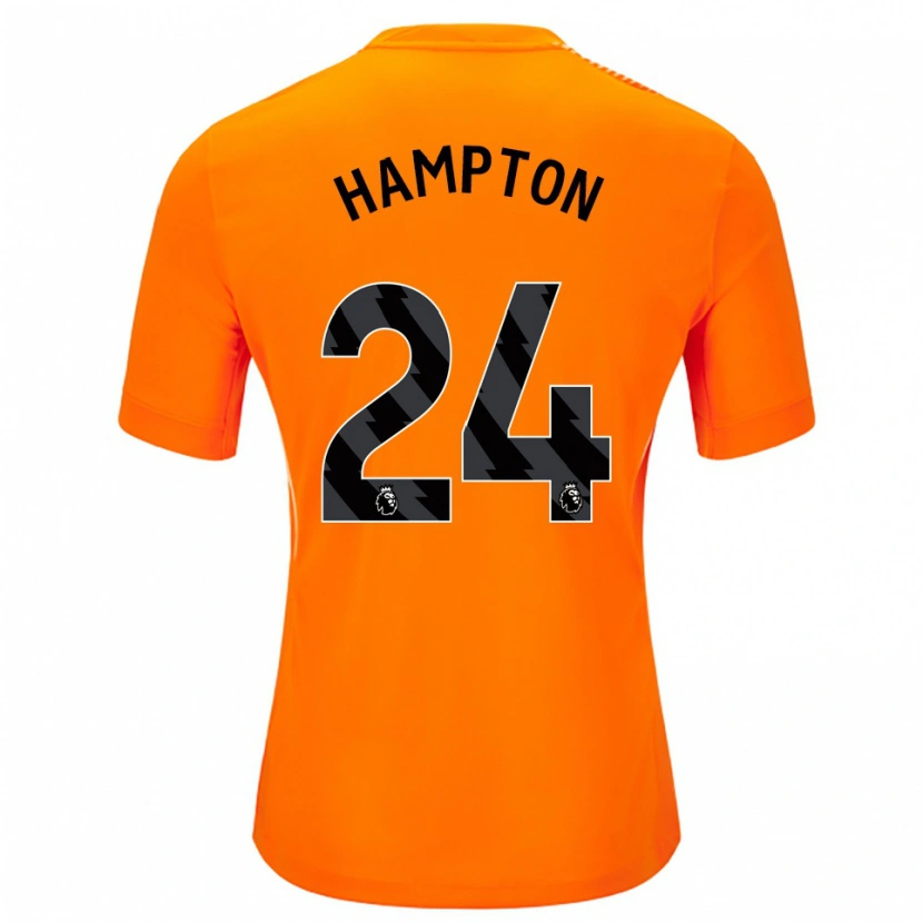 Danxen Dzieci Hannah Hampton #24 Pomarańczowy Czarny Koszulka Bramkarska 2025/26