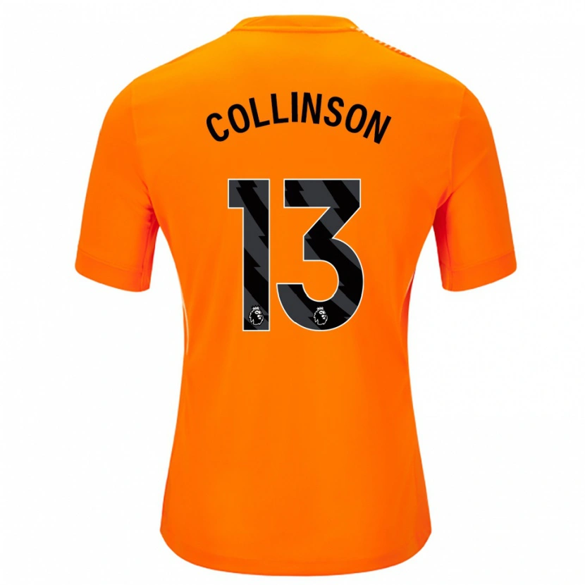 Danxen Dzieci Isaac Collinson #13 Pomarańczowy Czarny Koszulka Bramkarska 2025/26