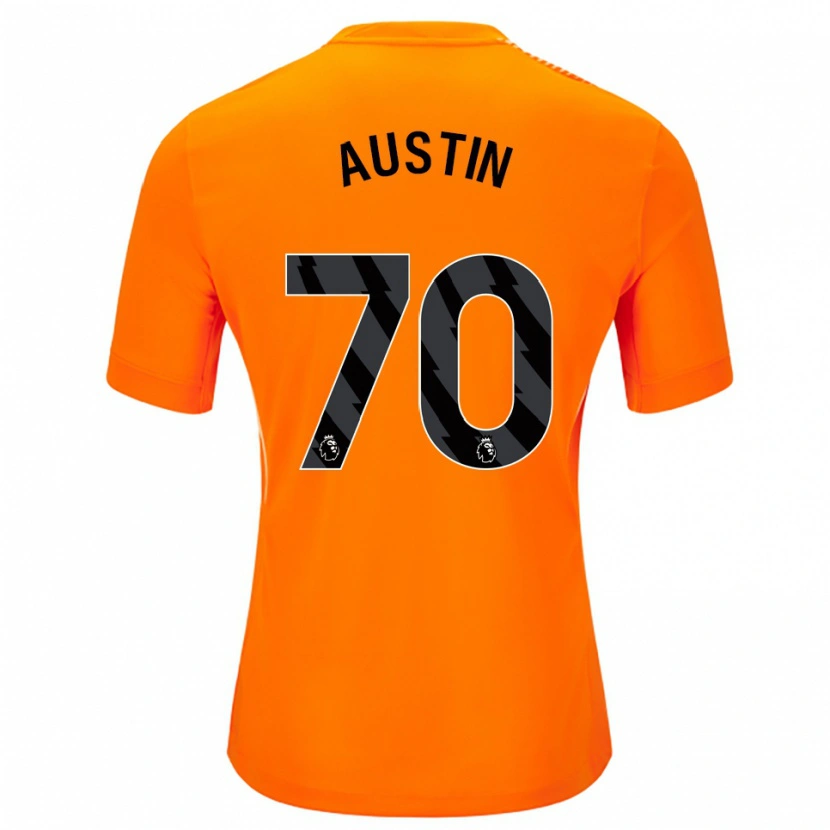 Danxen Dzieci Jack Austin #70 Pomarańczowy Czarny Koszulka Bramkarska 2025/26