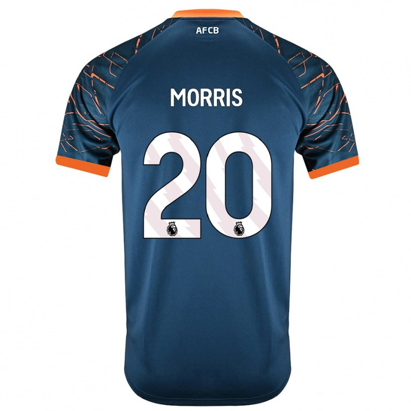 Danxen Dzieci Caitlin Morris #20 Ciemnoniebieski Łupek Koszulka Bramkarska 2025/26