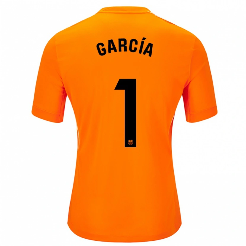Danxen Dzieci Joan García #1 Pomarańczowo Czarny Koszulka Bramkarska 2025/26