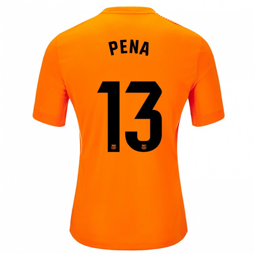 Danxen Dzieci Iñaki Peña #13 Pomarańczowo Czarny Koszulka Bramkarska 2025/26