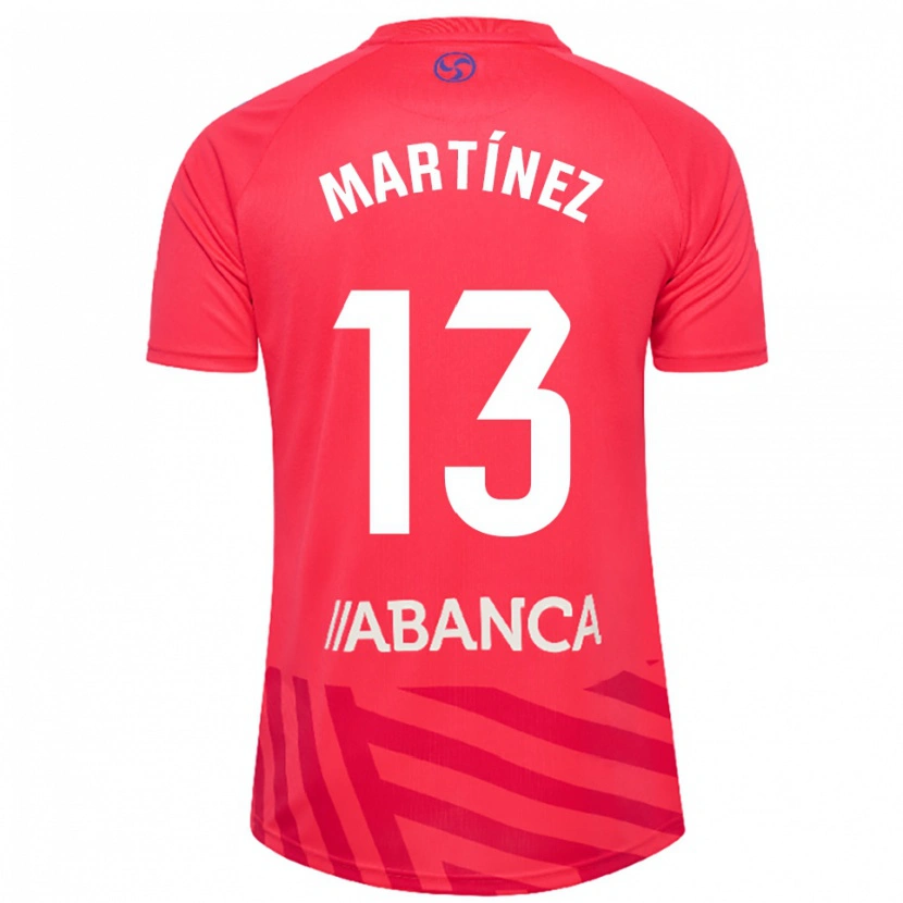 Danxen Dzieci Naiara Martínez #13 Czerwono Biały Koszulka Bramkarska 2025/26