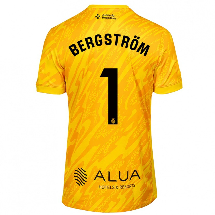 Danxen Dzieci Lucas Bergström #1 Pomarańczowo Czarny Koszulka Bramkarska 2025/26