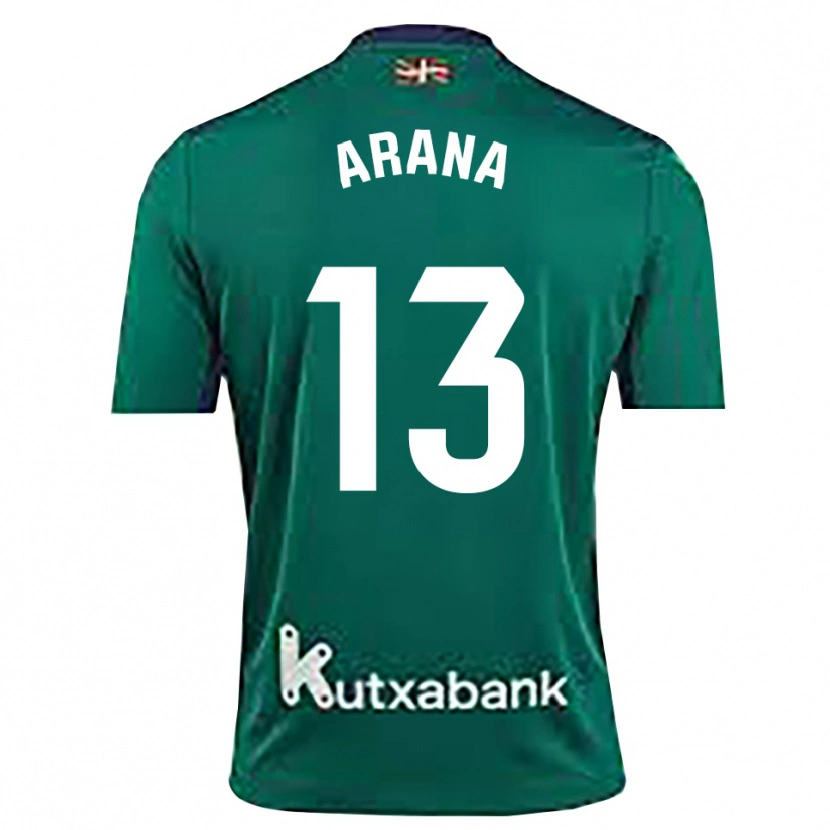 Danxen Dzieci Egoitz Arana #13 Granatowo Zielony Koszulka Bramkarska 2025/26