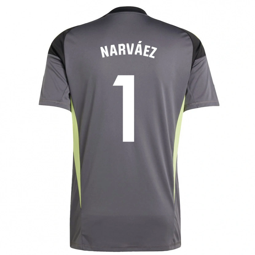 Danxen Dzieci Miguel Narváez #1 Ciemno Szaro Czarny Koszulka Bramkarska 2025/26