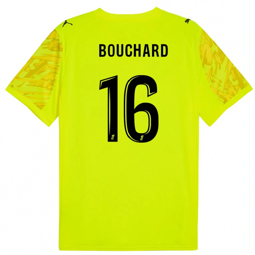 Danxen Dzieci Ambre Bouchard #16 Fluorescencyjnie Zielono Czarny Koszulka Bramkarska 2025/26