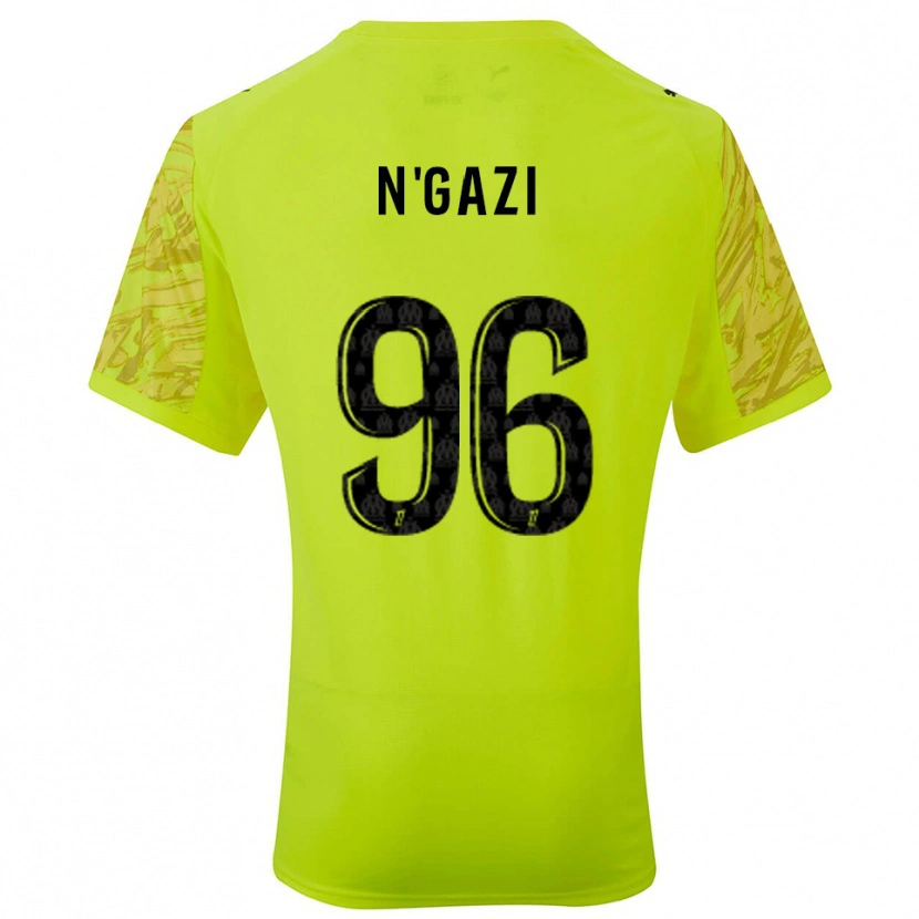 Danxen Dzieci Chloé N'gazi #96 Fluorescencyjnie Zielono Czarny Koszulka Bramkarska 2025/26