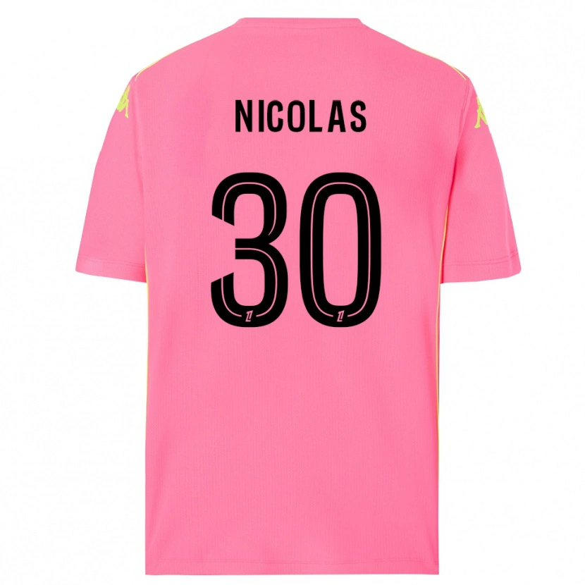 Danxen Dzieci Lina-Lou Nicolas #30 Gorąco Różowy Czarny Koszulka Bramkarska 2025/26