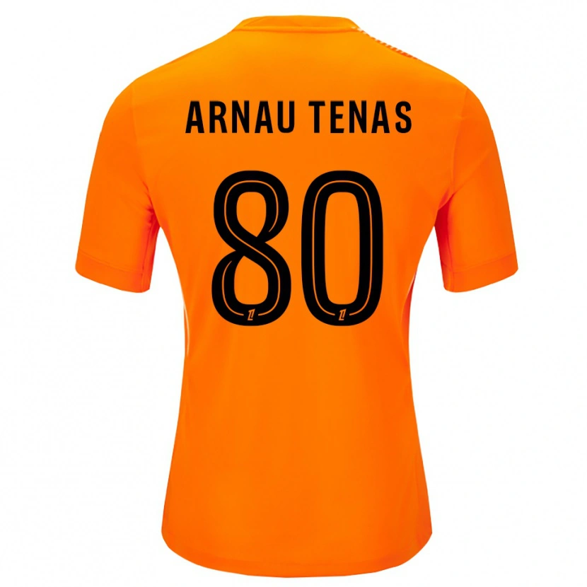 Danxen Dzieci Arnau Tenas #80 Pomarańczowo Czarny Koszulka Bramkarska 2025/26