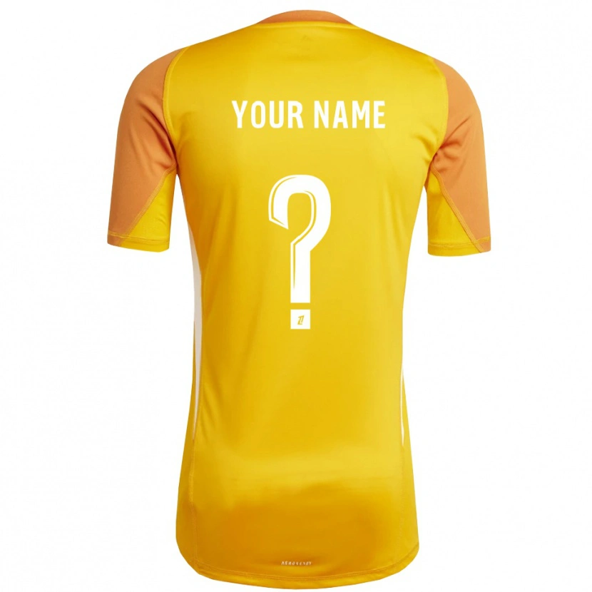 Danxen Dzieci RC Strasbourg Pomarańczowo Biały Koszulka Bramkarska 2025/26
