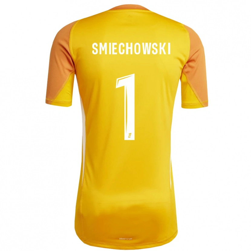 Danxen Dzieci Artur Smiechowski #1 Pomarańczowo Biały Koszulka Bramkarska 2025/26