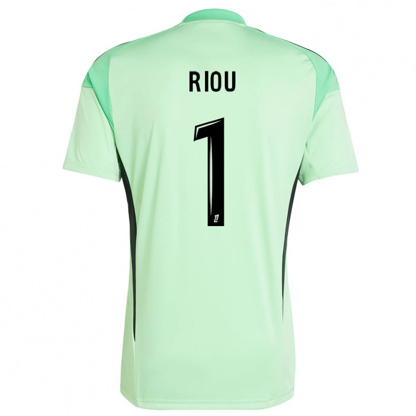 Danxen Dzieci Rémy Riou #1 Jasno Zielono Czarny Koszulka Bramkarska 2025/26