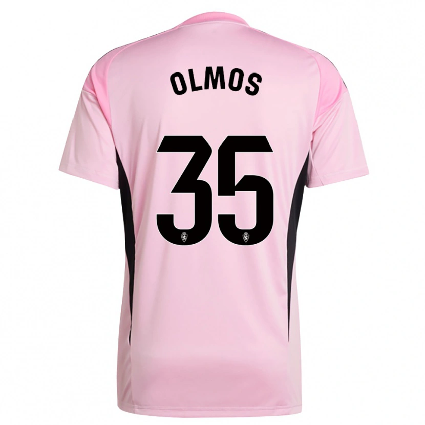 Danxen Dzieci Lucas Olmos #35 Jasno Różowy Czarny Koszulka Bramkarska 2025/26