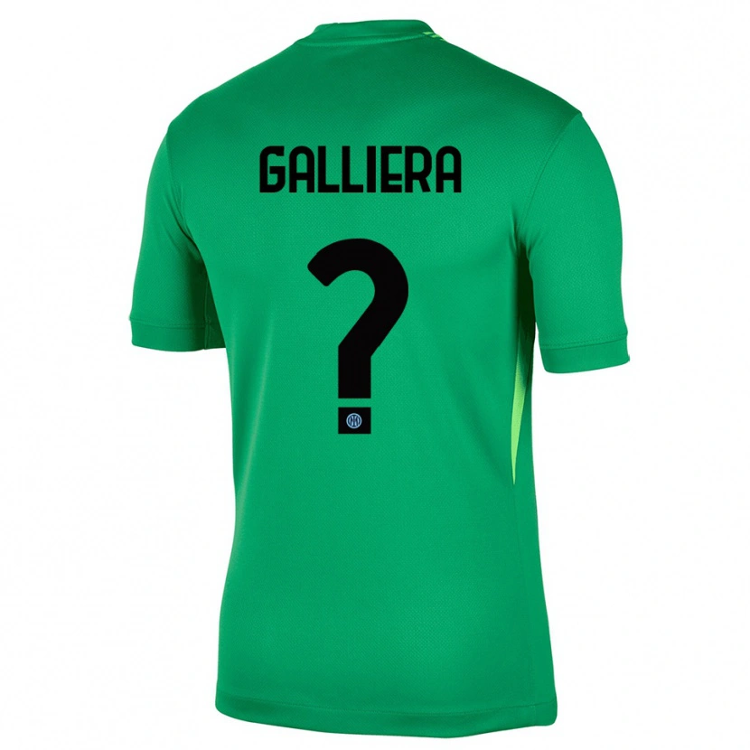 Danxen Dzieci Carlo Galliera #0 Jasnozielony Czarny Koszulka Bramkarska 2025/26