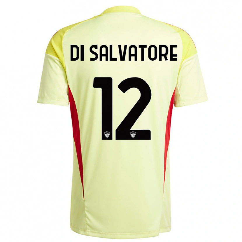 Danxen Dzieci Diego Di Salvatore #12 Jasnożółty Pomarańczowy Koszulka Bramkarska 2025/26