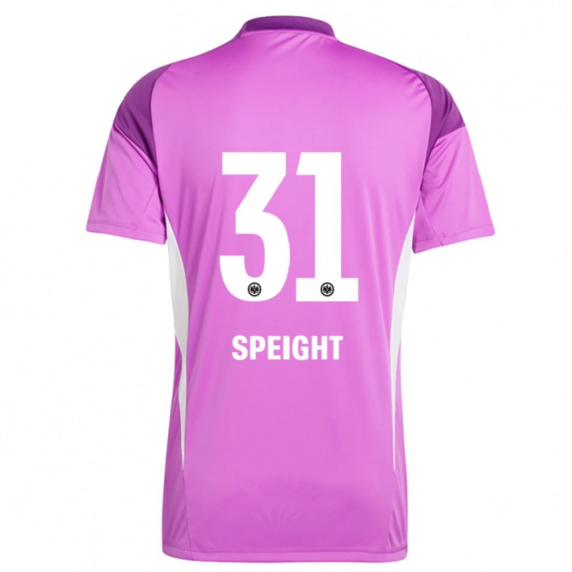 Danxen Dzieci Benjamin Speight #31 Liliowy Biały Koszulka Bramkarska 2025/26