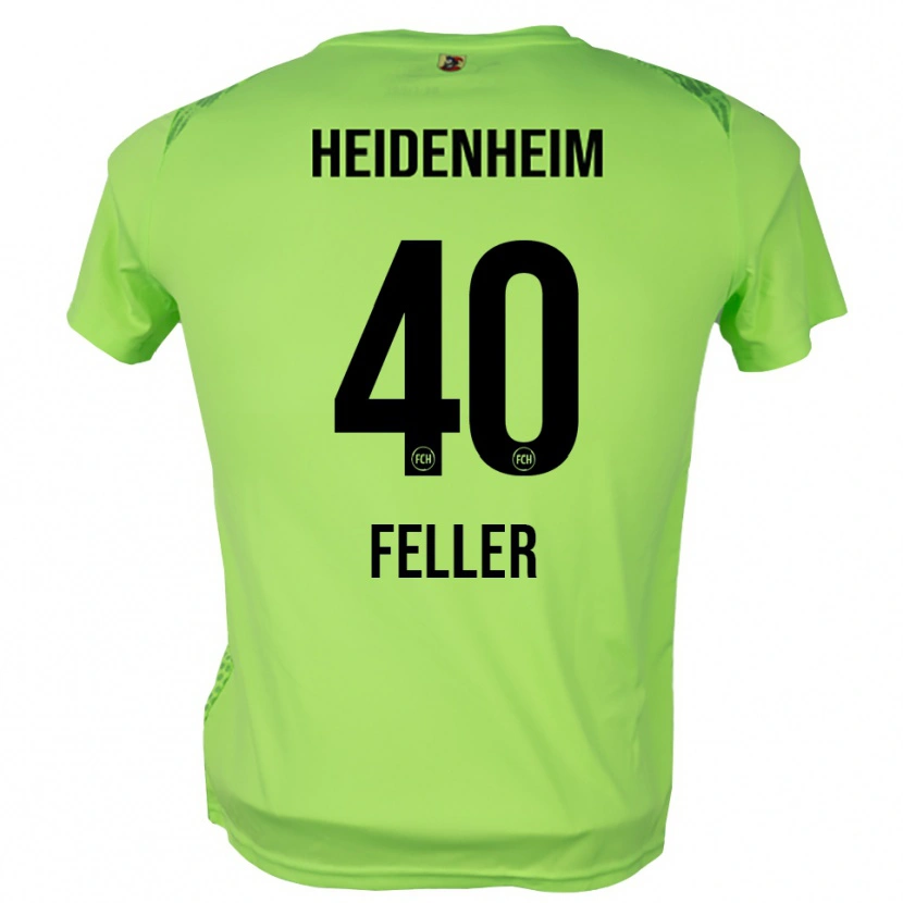 Danxen Dzieci Frank Feller #40 Bladozielony Koszulka Bramkarska 2025/26