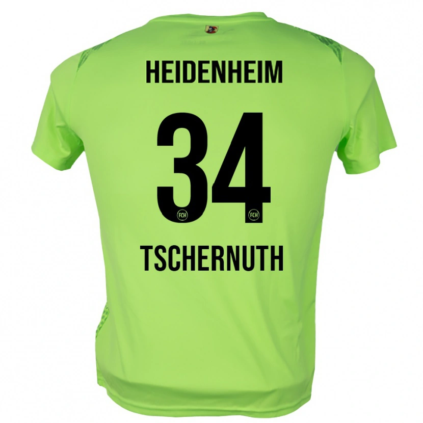 Danxen Dzieci Paul Tschernuth #34 Bladozielony Koszulka Bramkarska 2025/26