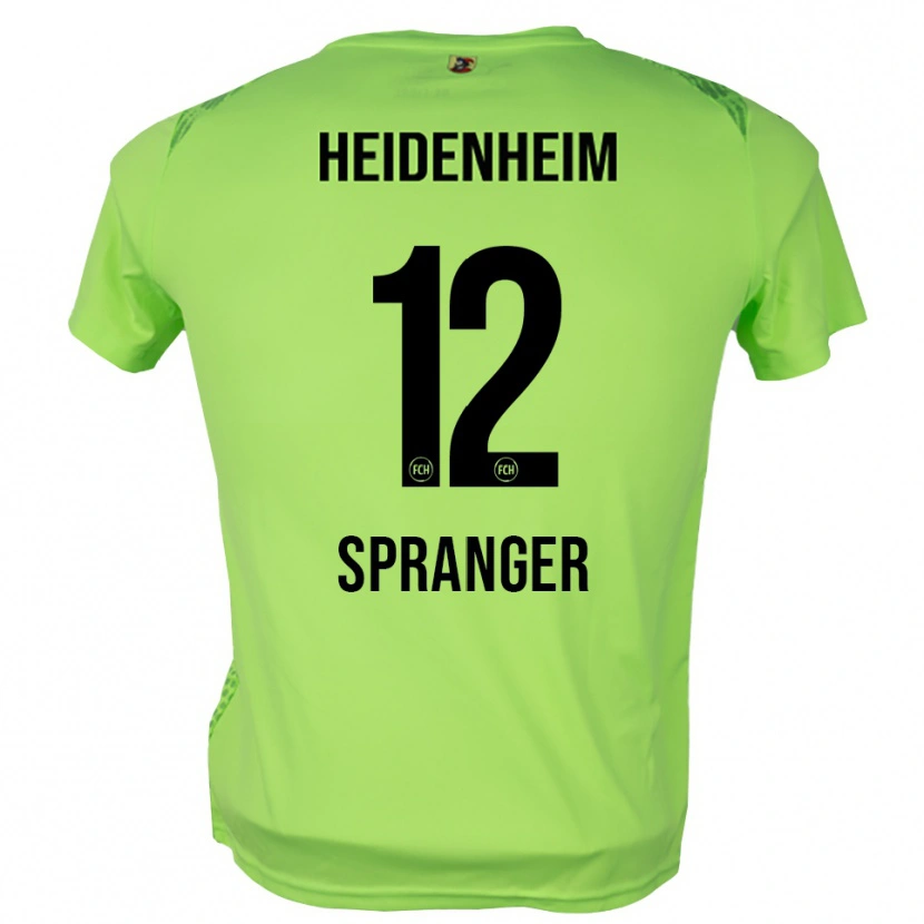 Danxen Dzieci Luke Spranger #12 Bladozielony Koszulka Bramkarska 2025/26