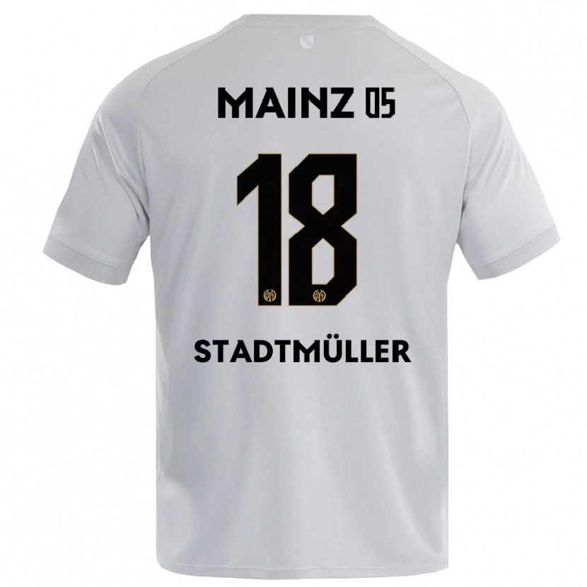 Danxen Dzieci Elias Stadtmüller #18 Jasnoszary Niebieski Koszulka Bramkarska 2025/26