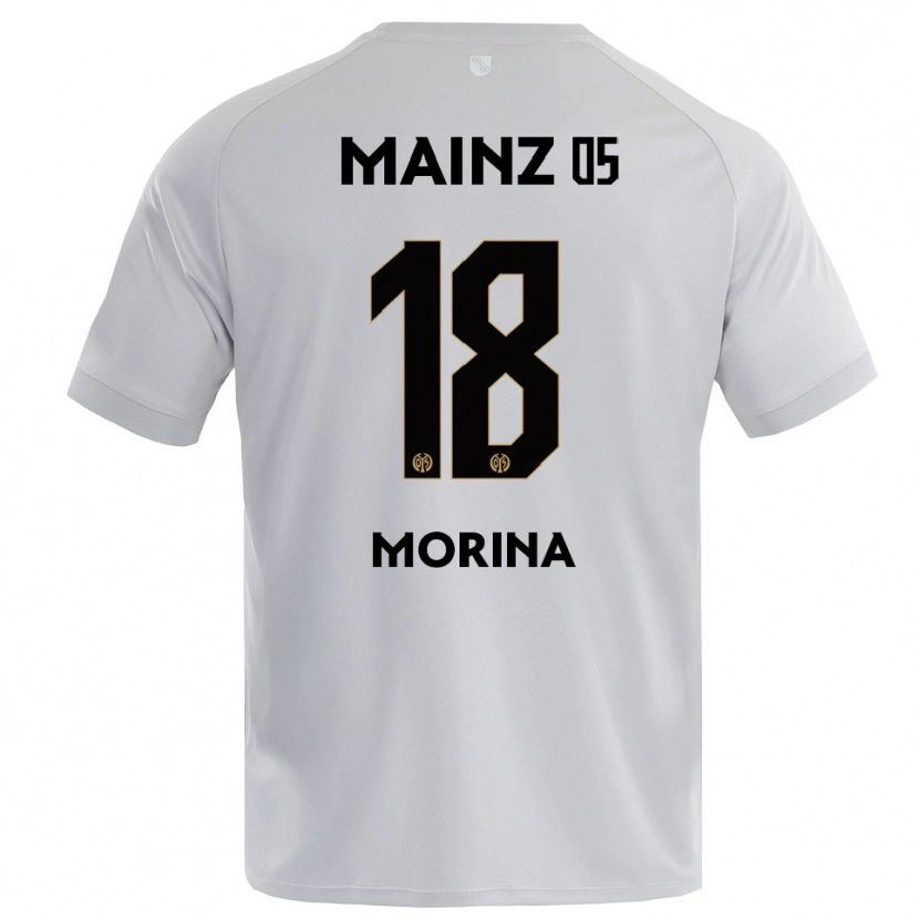 Danxen Dzieci Genti Morina #18 Jasnoszary Niebieski Koszulka Bramkarska 2025/26