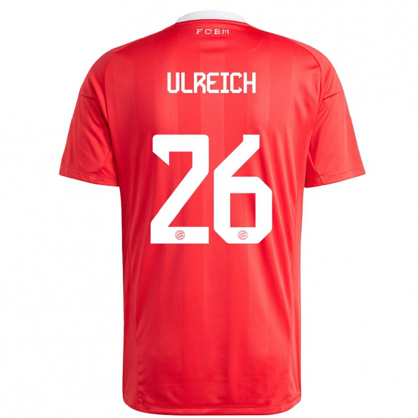 Danxen Dzieci Sven Ulreich #26 Czerwony Biały Koszulka Bramkarska 2025/26