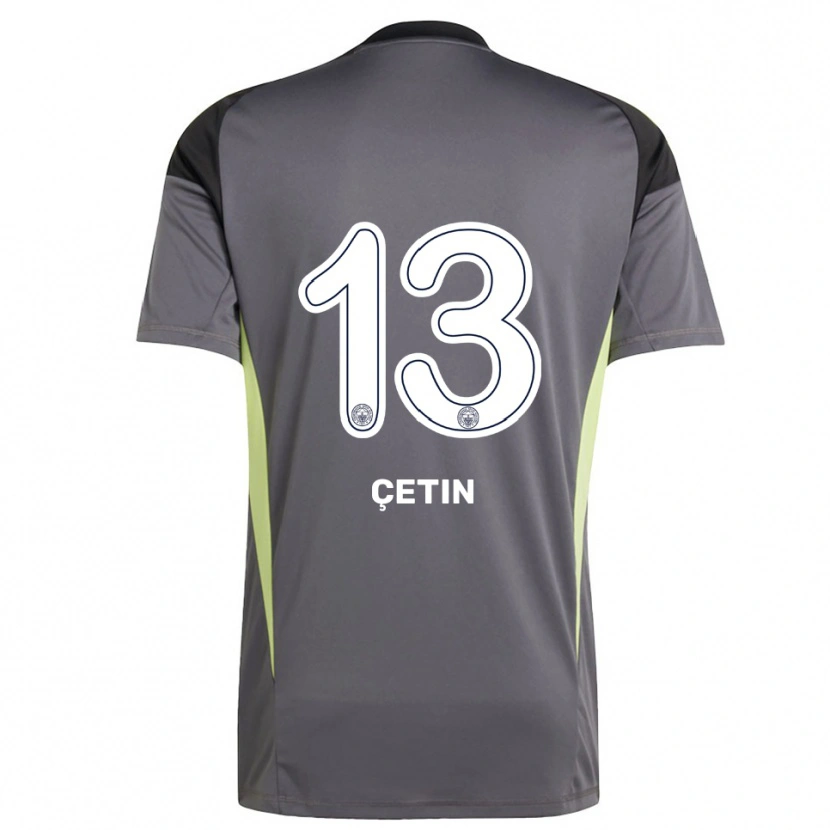 Danxen Dzieci Tarık Çetin #13 Ciemnoszary Czarny Koszulka Bramkarska 2025/26