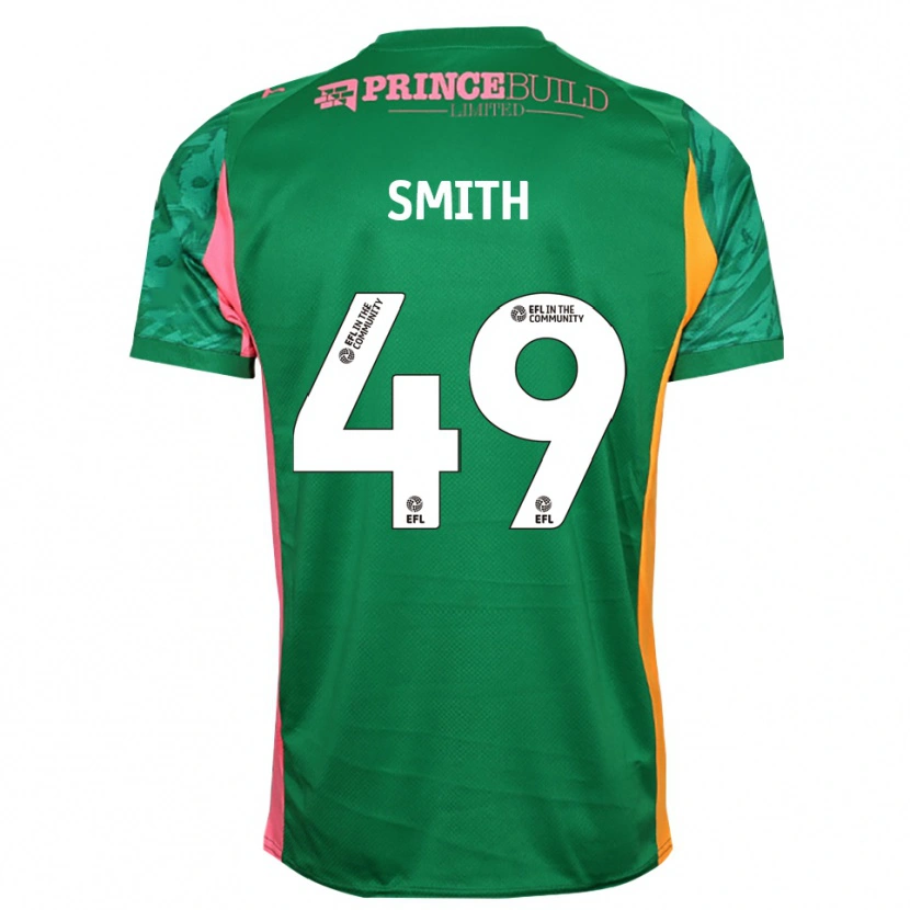 Danxen Męski Bastian Smith #49 Zielono Różowy Koszulka Bramkarska 2025/26