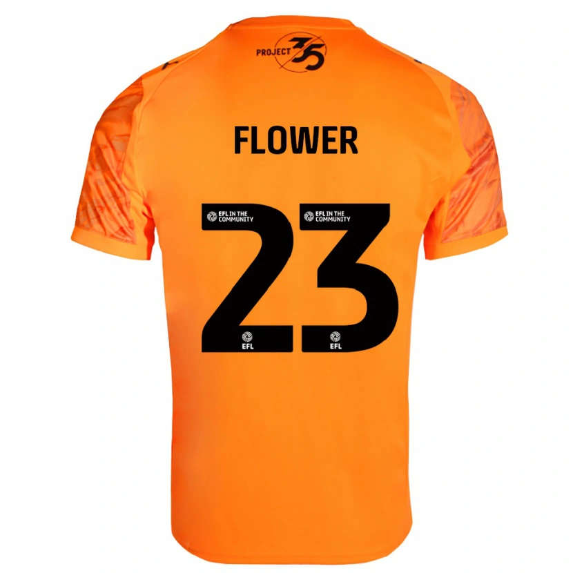 Danxen Męski Jack Flower #23 Czarny Pomarańczowy Koszulka Bramkarska 2025/26