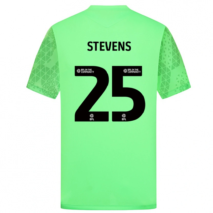 Danxen Męski Jack Stevens #25 Jasna Zieleń Koszulka Bramkarska 2025/26