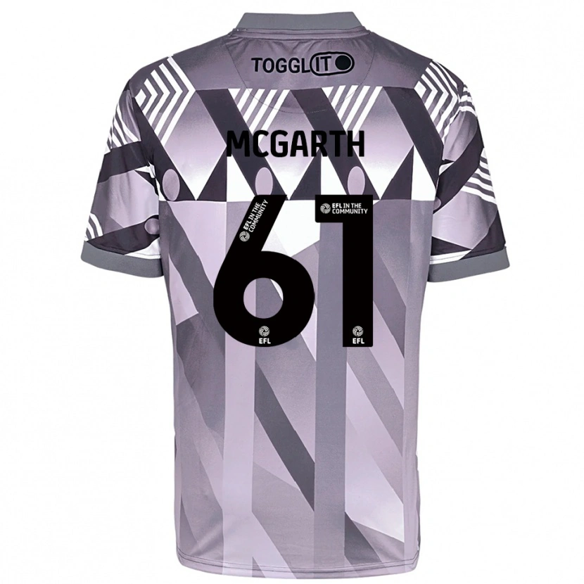 Danxen Męski Ethan McGarth #61 Jasny Szary Koszulka Bramkarska 2025/26