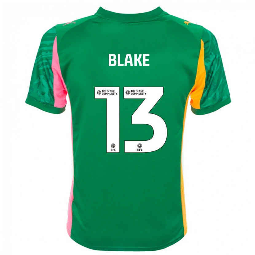 Danxen Męski Billy Blake #13 Zielono Różowo Biały Koszulka Bramkarska 2025/26