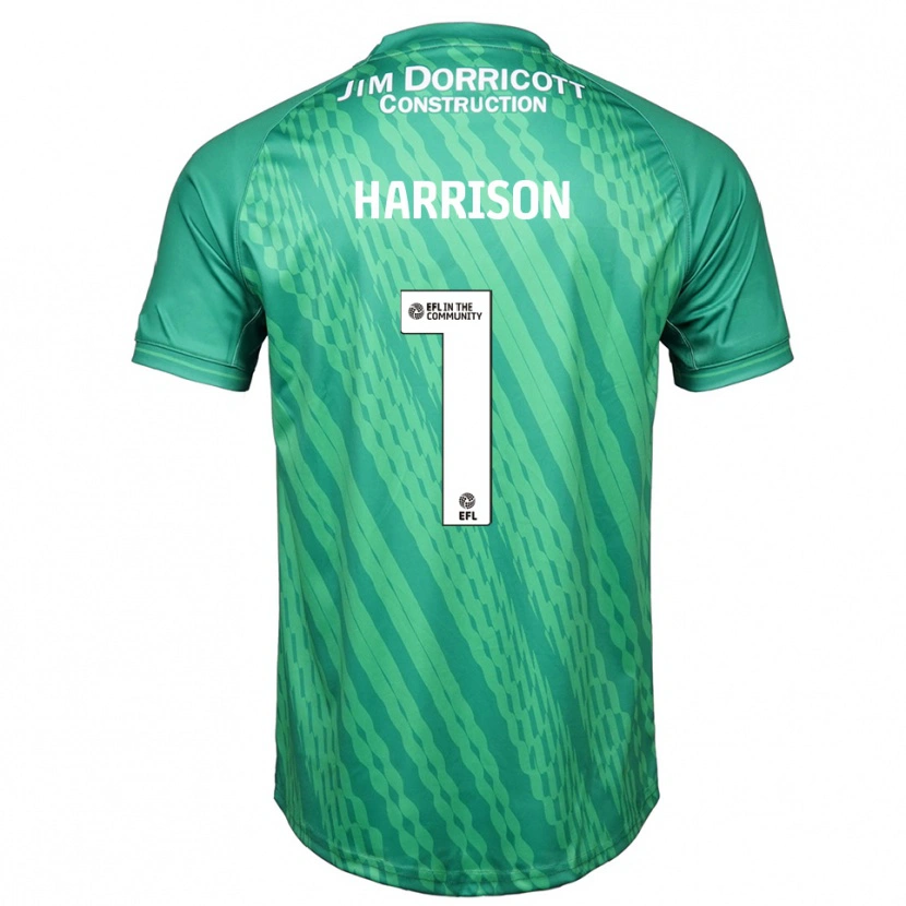 Danxen Męski Elyh Harrison #1 Zielono Turkusowy Koszulka Bramkarska 2025/26