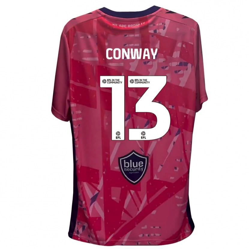 Danxen Męski Monty Conway #13 Biały Różowy Koszulka Bramkarska 2025/26