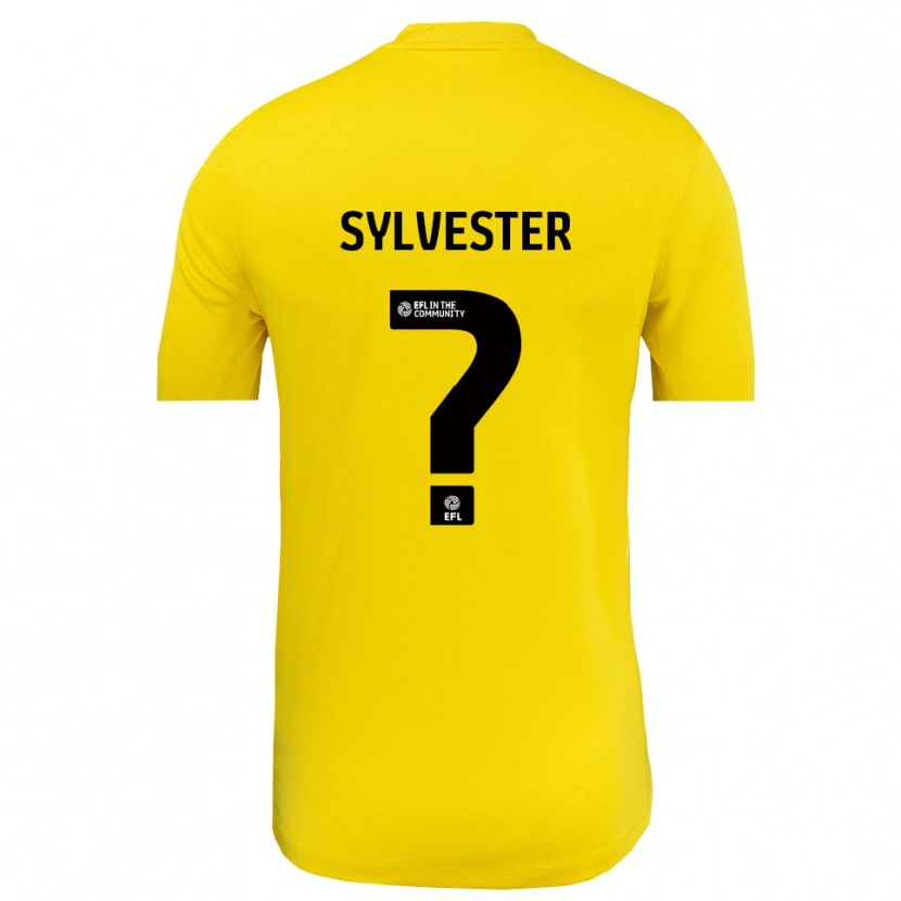 Danxen Męski Georgia Sylvester #0 Czarny Żółty Koszulka Bramkarska 2025/26