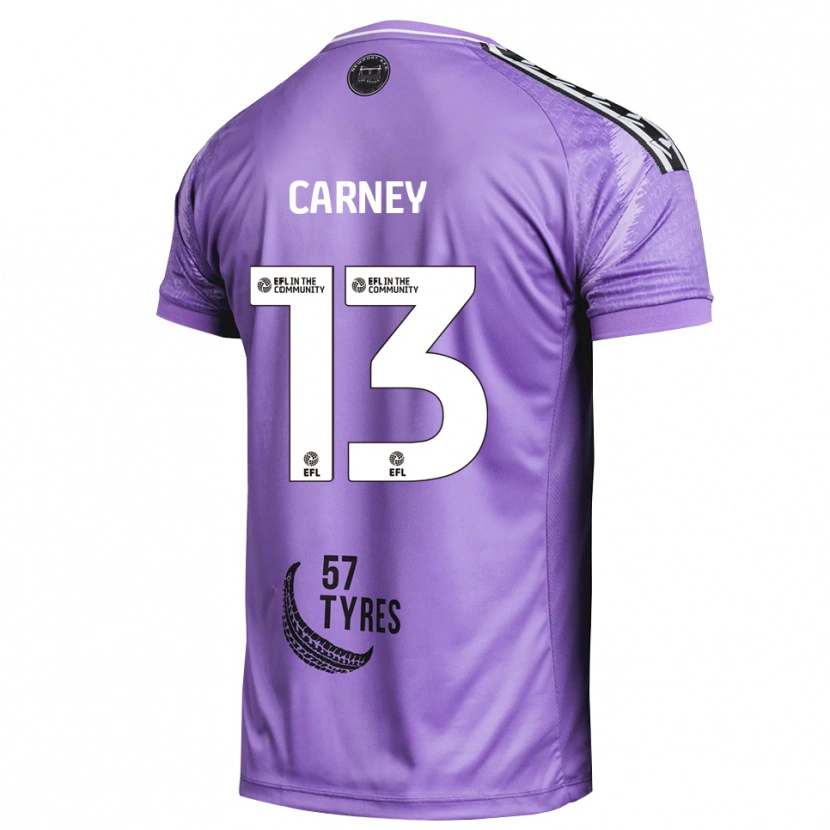 Danxen Męski Jacob Carney #13 Jasny Fiolet Koszulka Bramkarska 2025/26