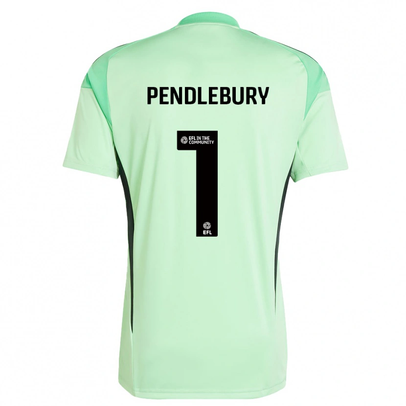 Danxen Męski Izzy Pendlebury #1 Czarny Jasny Zielony Koszulka Bramkarska 2025/26