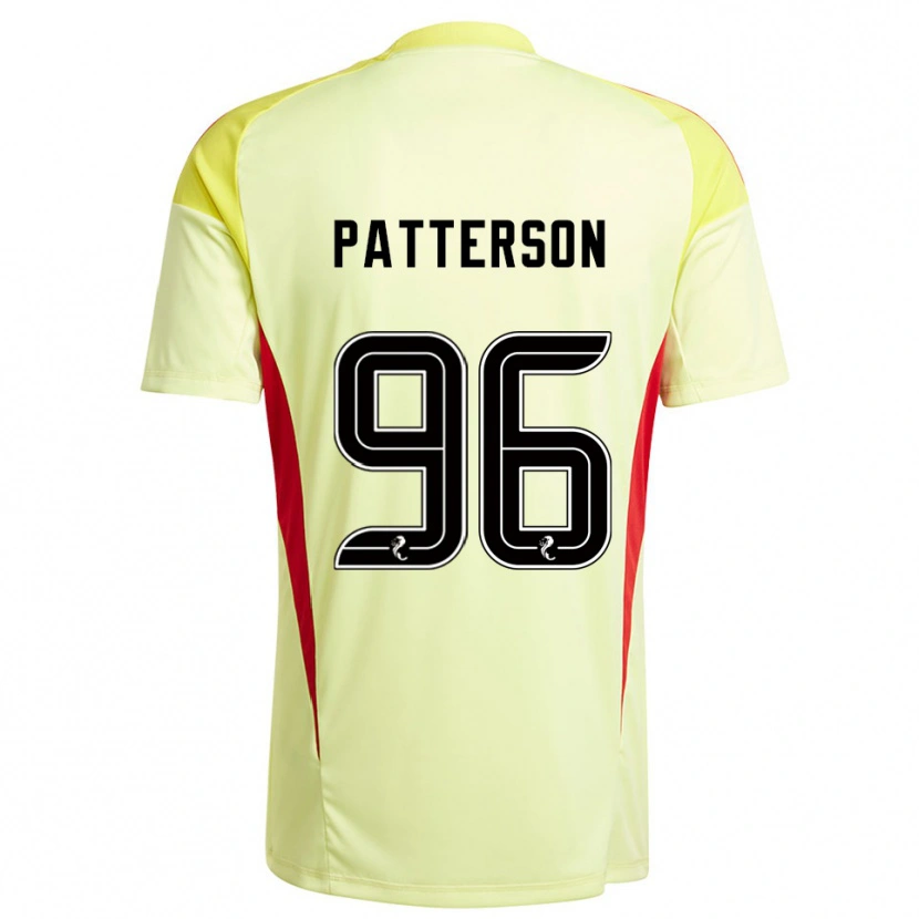 Danxen Męski Cameron Patterson #96 Czerwono Żółty Koszulka Bramkarska 2025/26